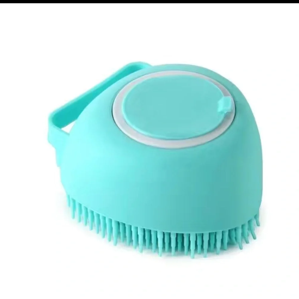 Silicone Pet Hair Brush for Dogs - Gentle Bath Comb and Scalp Massager
